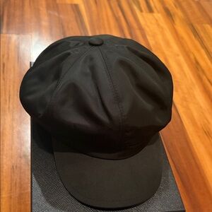 Prada Black Nylon Cap